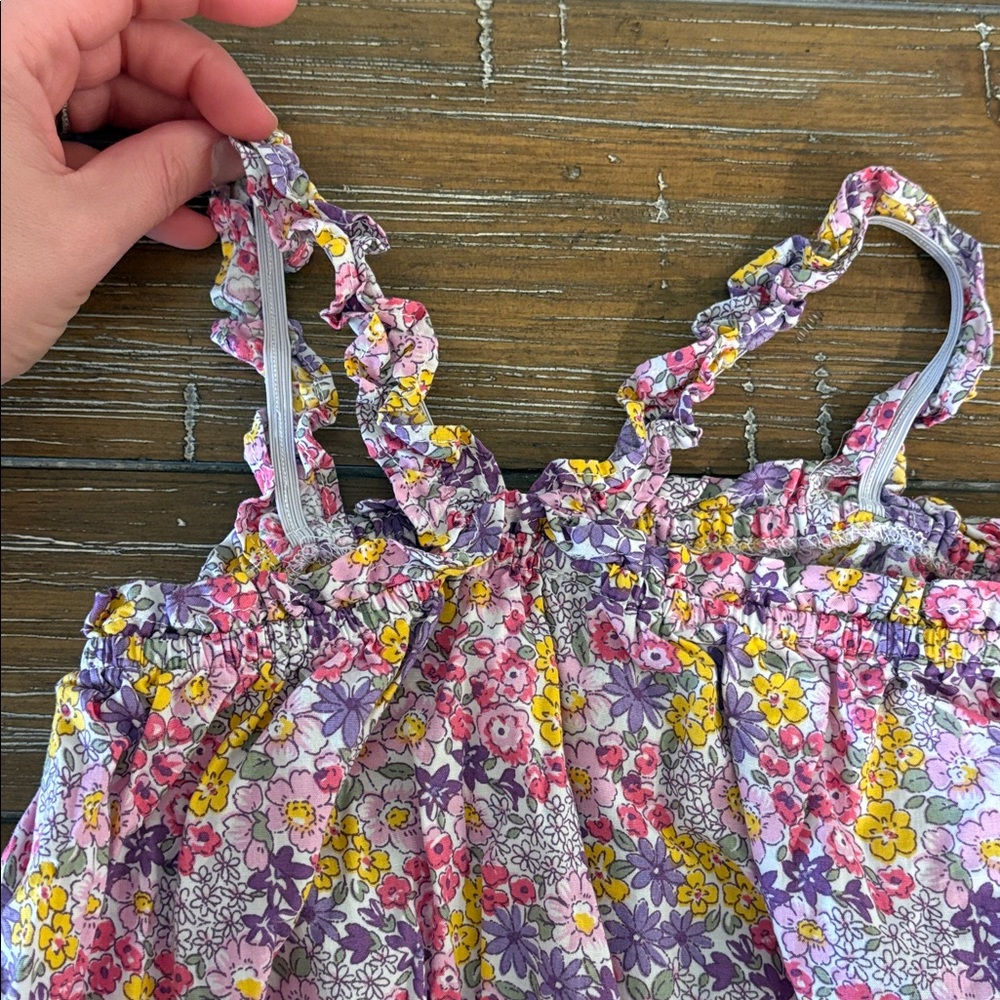 Bisby Boutique Ruffled Strap Romper - Picture 2 of 4